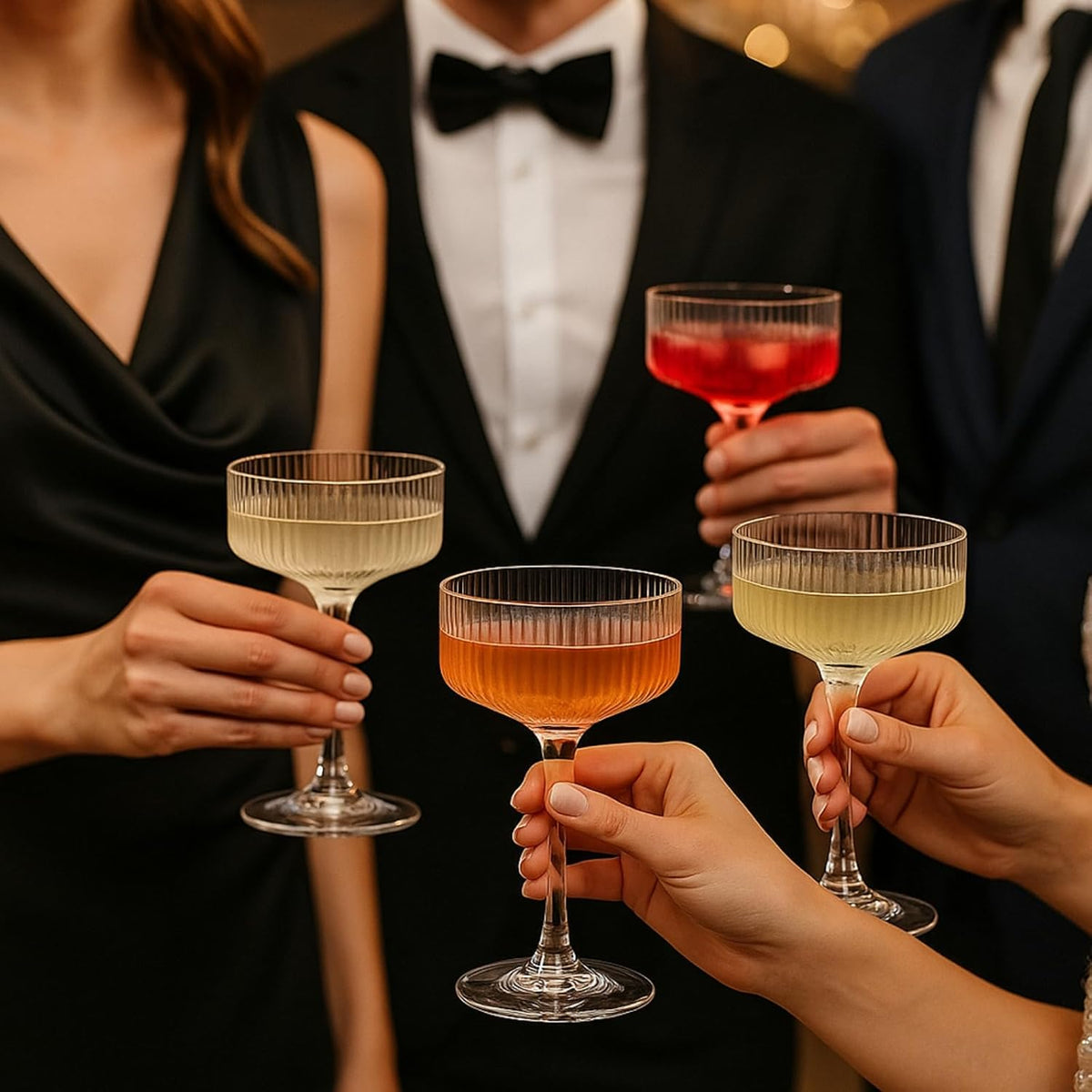 The ribbed coupe that earns its place at every table
