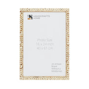 Taj Pattern Bone Inlay Picture Frame