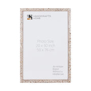 Taj Pattern Bone Inlay Picture Frame