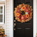 Silk Maple Leaf Fall Harvest Wreath