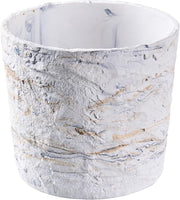 Ore-Texture Resin Planter Pot