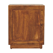 Fluted Mango Wood Bedside Cabinet
