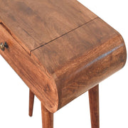 Mango Wood Folding Mirror Dressing Table