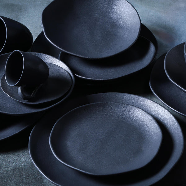 Speckled Ceramic Dinner Plate Set