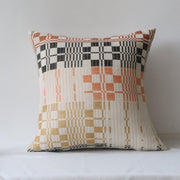 Handwoven Geometric Textile Pillow Cover