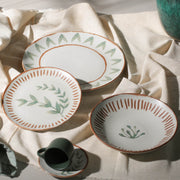 Speckled Ceramic Dinner Plate Set