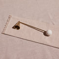 Brass Marble Candle Snuffer