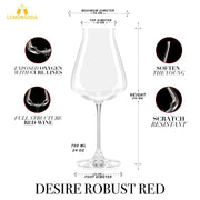 Desire Robust Red Wine Glasses