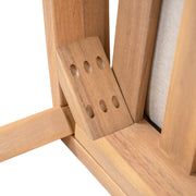 Acacia Wood Outdoor Club Chair