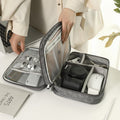 Layered Cable Travel Organizer Bag