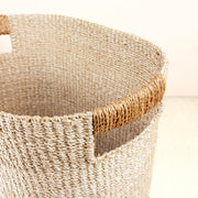 Handwoven Abaca Oval Basket Set