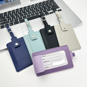 Faux Leather Luggage Tag