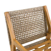 Acacia and Woven Wicker Outdoor Dining Set — additional product view 13