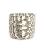 Handwoven Millet Grass Storage Basket