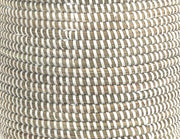 Handwoven Millet Grass Storage Basket