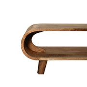 Rounded Mango Wood Coffee Table