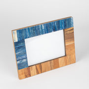 Inlaid Wood and Bone Picture Frame