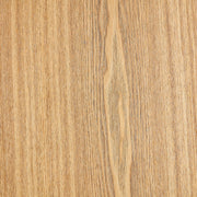 Reeded Wood-Grain Drum Coffee Table Set