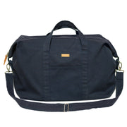 Navy Cotton Canvas Weekend Bag