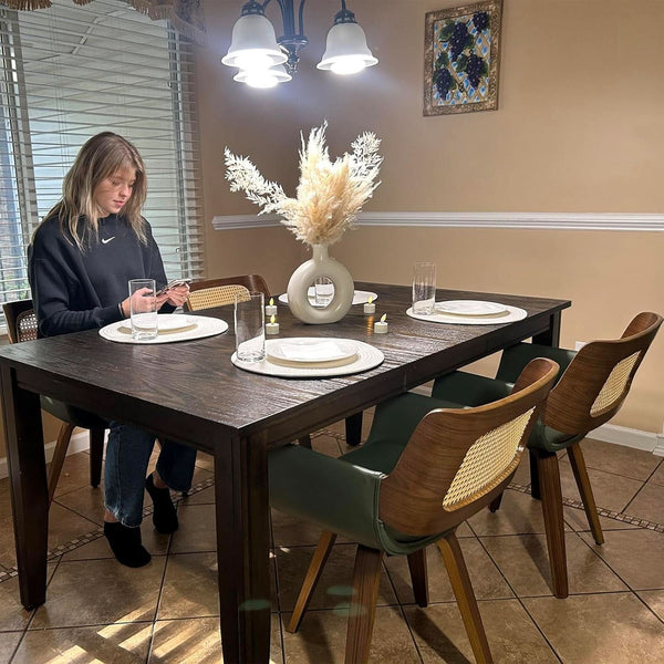 Cane-Back Swivel Armchair Dining Chair – dining room set (view 5) | Roost & Roam