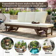 Acacia Adjustable Outdoor Daybed Sofa