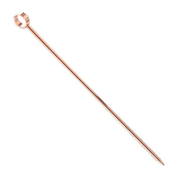 Copper-Finish Ring-Top Cocktail Picks