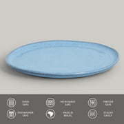 Reactive Glaze Dinner Plate Set