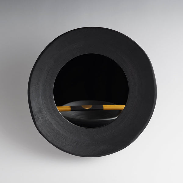 Sculpted Round Wall Mirror