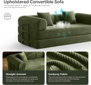Corduroy Convertible Sofa Bed