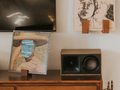 Hardwood Tabletop Record Stand