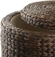 Woven Water Hyacinth Storage Ottoman – ottoman (view 8) | Roost & Roam