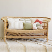 Hand-Dyed Block Lumbar Pillow