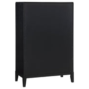 Fluted Five-Drawer Tall Chest