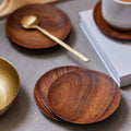 Reclaimed Teak Round Coaster Set