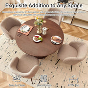 Fluted Pedestal Round Dining Set – dining room set (view 6) | Roost & Roam