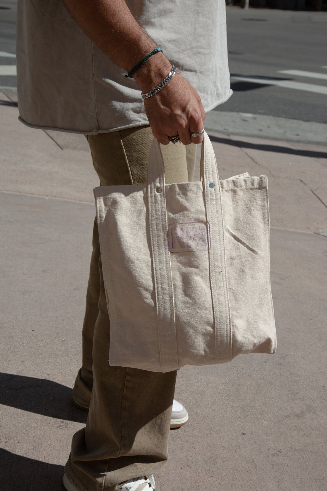 Recycled Canvas Labour Tote Bag