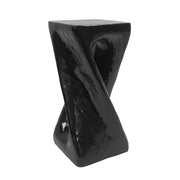 Sculptural Twist Concrete Side Table