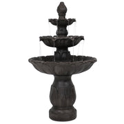 Three-Tier Tulip Outdoor Fountain