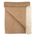 Herringbone Lambswool Fringe Throw