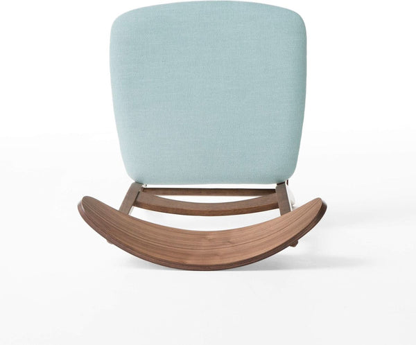 Mid-Century Upholstered Wood Dining Chairs Set of 4