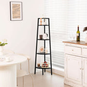 Matte Black Metal Corner Bookcase – book case (view 7) | Roost & Roam