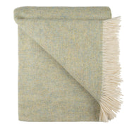Herringbone Lambswool Fringe Throw