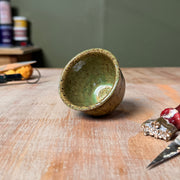 Wheel-Thrown Stoneware Espresso Cup
