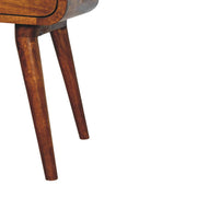 Chestnut Mango Wood Mini Nightstand