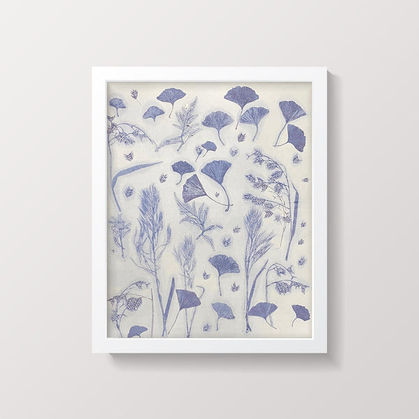 Botanical Monotype Framed Print