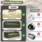 Corduroy Convertible Sleeper Sofa Bed