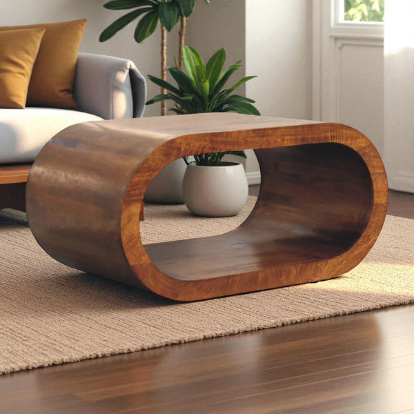 Chestnut Mango Wood Loop Coffee Table