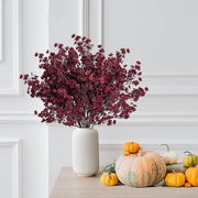 Burgundy Silk Baby's Breath Stems Set