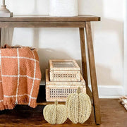Woven Cornhusk Pumpkin Decor Set