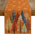 Autumn Forest Print Table Runner